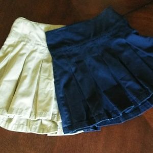 School uniform pleated skort